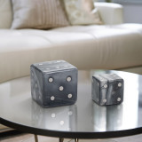 EV19825-01#S/2 3/4" Mistry Grey Marble Dice