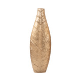 EV19826-01#24" Craighton Small  Metal Leaf Vase, Gold