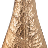 EV19826-01#24" Craighton Small  Metal Leaf Vase, Gold