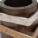 EV19836#12" Demi Shapes Statuary, Gold