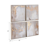 EV70328#S/4 20x20 Corrine Handpainted Wall Art