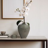 EV19845-01#Dempsey Small Green Lidded Jar