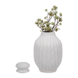 EV19852-01#Fenton Small Ceramic Lidded Jar