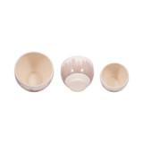 EV19857#Valdiva Ceramic Planters - Set Of 3