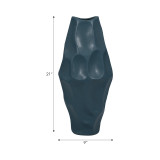 EV19860-02#Arleta Large Teal Vase