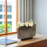 EV19880-01#13" Parsa Small Metal Vase, Bronze