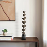 EV19883-01#29" Hensly Small Metal Statuary, Black