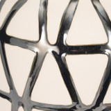 EV20010#16" Fabiola Oversized Tribal Vase, Pewter