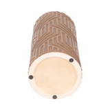 EV20011-03#22" Montes Oversized Tribal Vase, Brwn/burnt Gold