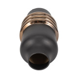 EV20012-01#15" Calorin Oversized Tribal Vase, Black/gold