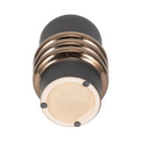 EV20012-01#15" Calorin Oversized Tribal Vase, Black/gold