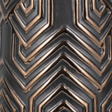 EV20013-02#26" Rialto Oversized Contemporary Vase, Black