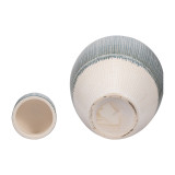 EV20052-02#20" Kashion Large Blue Lidded Jar