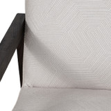 EV20035#28" Brunner Accent Chair, White/black