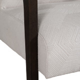 EV20035#28" Brunner Accent Chair, White/black