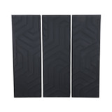 EV70377#S/3 20x59 Endicott Dimensional Plaster Wall Art