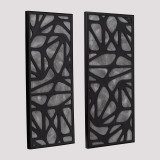 EV70386#S/2 25x59" Ventre Dimensional Wall Art