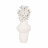 EV20069-01#10" Antilles 3d Printed Vase, Ivory/beige