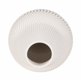 EV20069-02#14" Antilles 3d Printed Vase, Ivory/beige