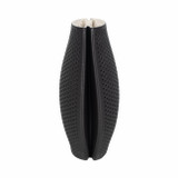 EV20074-02#15" Fernando 3d Printed Vase, Black