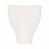 EV20075-02#14" Bello 3d Printed Vase, Ivory/beige