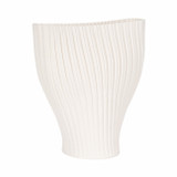 EV20075-02#14" Bello 3d Printed Vase, Ivory/beige