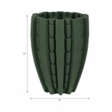 EV20080-01#11" Lakeland 3d Printed Vase, Green