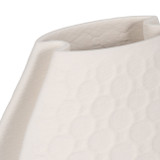 EV20082-01#11" Elphantine 3d Printed Vase, Ivory/beige