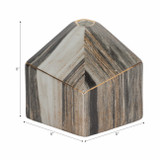 EV20086-01#5" Salmis Small Vase, Gray Marble