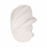 EV20095-01#12" Murano 3d Printed Small Vase, White