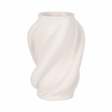 EV20095-02#15" Murano 3d Printed Large Vase, White