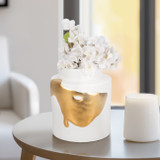 EV20096-01#10" Procida Small Vase, White