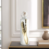 EV20096-02#16" Procida Medium Vase, White