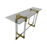 EV20099#60" Arteaga Acrylic Console Table