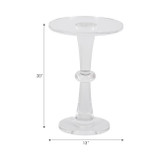 EV20103#20" Ronalia Acrylic Accent Table