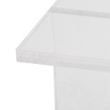 EV20108#18" Hazley Acrylic Accent Table