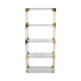 EV20110#66" Felix Acrylic Bookshelf/kd 2boxes