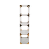 EV20110#66" Felix Acrylic Bookshelf/kd 2boxes