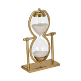 EV19240-01#11"h Gold Metal Sandtimer