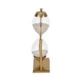 EV19240-01#11"h Gold Metal Sandtimer