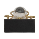EV19240-01#11"h Gold Metal Sandtimer