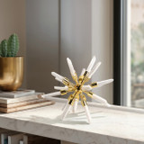 EV20122-01#8" Fiona Small Crystal Starburst Statuary Kd