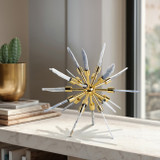 EV20122-06#10" Fiona Large Blue Stone Starburst Statuary Kd