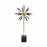 EV20129-02#21" Darra Large Black Stone Starburst Statuary