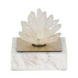 EV20131#4" Julia Short Crystal And Marble Block