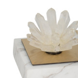 EV20131#4" Julia Short Crystal And Marble Block