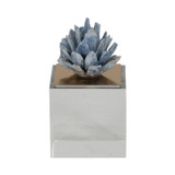 EV20132-02#6" Julia Medium Blue Stone Crystal Block