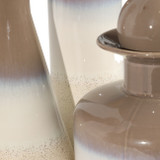 EV20524#S/3 11/16/21" Calista Cream Glaze Bottles 
