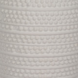 EV20526-02#14" Riad Large White Ceramic Vase