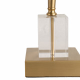 EV51291-01#36" Carmelo Crystal Buffet Table Lamp, Gold/white